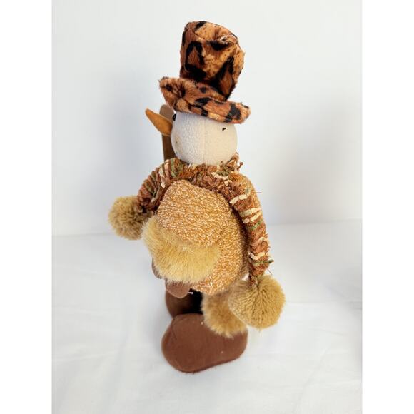 Christmas Snowmen Skiing SkiThemed Plush Decoration Good - Picture 7 of 12